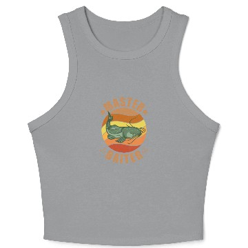Discover Master Baiter - Wels Catfish Hunter Crop Tank Top