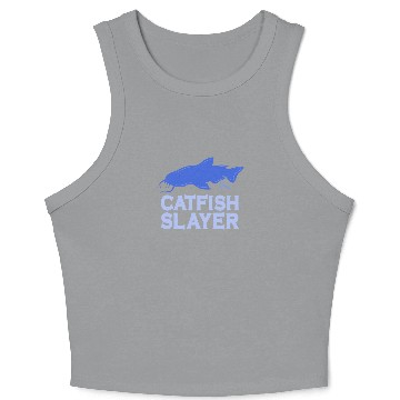 Discover Catfish Slayer - Wels Catfish Hunter Crop Tank Top
