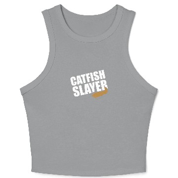 Discover Catfish Slayer - Wels Catfish Hunter Crop Tank Top