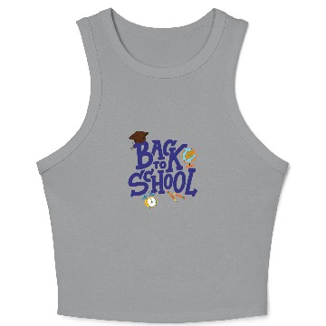 Discover Back to School, teachers, students ,School Crop Tank Top