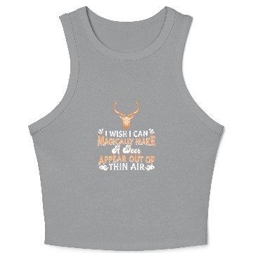 Discover Deer Reindeer Crop Tank Top