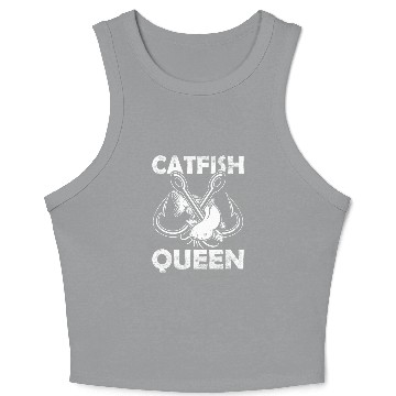 Discover Wels Catfish Design For A Catfish Queen Crop Tank Top