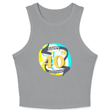 Discover ANNIVERSARY 40 Crop Tank Top