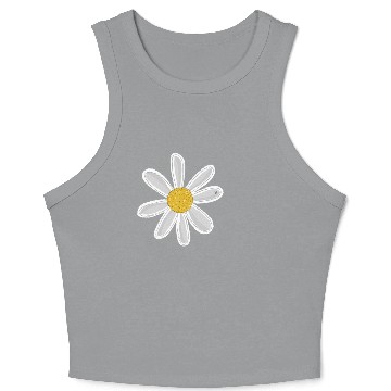 Discover Daisy Flower - Gift, Present Crop Tank Top