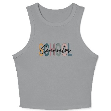 Discover School Counselor Classic Gift Crop Tank Top