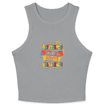 Discover Back to school funny teaching Crop Tank Top