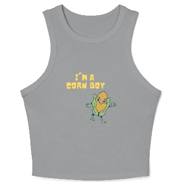 Discover Corn Boy - Corntastic Design Corn Kid Crop Tank Top