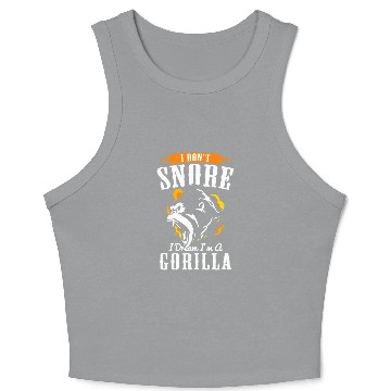 Discover Gorilla Primate Crop Tank Top