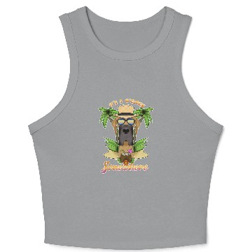 Discover It Is 5 O Clock Somewhere Drinking Great Dane Crop Tank Top
