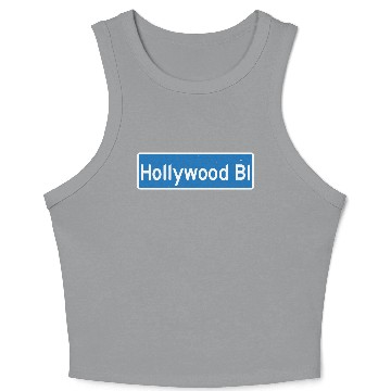 Discover Hollywood Boulevard Bl Crop Tank Top