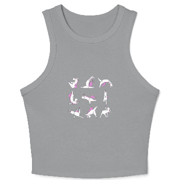 Discover Unicorn Yoga Flow Crop Tank Top