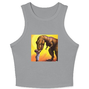 Discover Dino Love Crop Tank Top