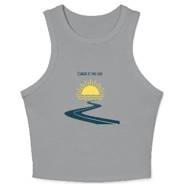 Discover Closer toThe Sun Crop Tank Top