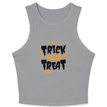 Discover Trick Or Treat Crop Tank Top