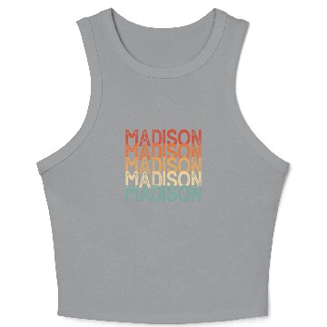 Discover Madison Wisconsin Crop Tank Top