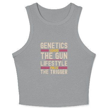 Discover Genetics Loads The Gun Lifestyle Pulls The Trigger Crop Tank Top