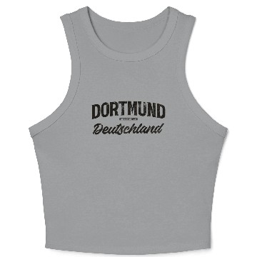 Discover Dortmund Germany Crop Tank Top