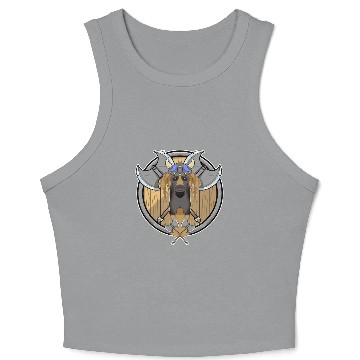 Discover Great Dane I Valhalla I Viking Crop Tank Top