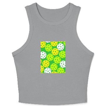Discover pickle ball Crop Tank Top