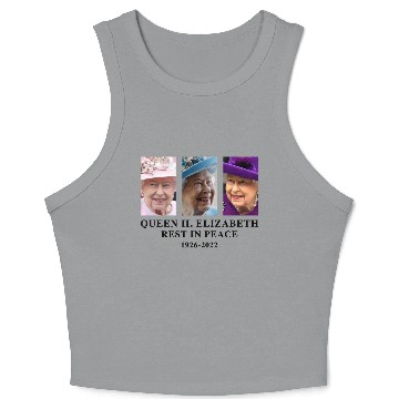Discover Queen II Elizabeth Crop Tank Top