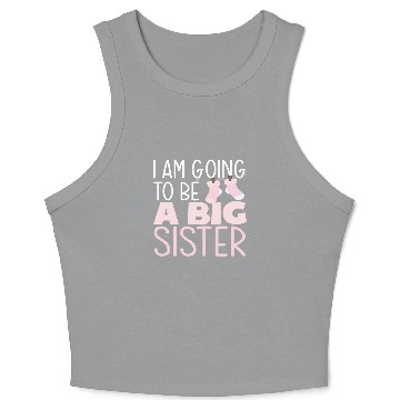 Discover A Big Sister 2022 Crop Tank Top