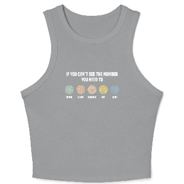 Discover Ishihara Numbers - Surf Crop Tank Top
