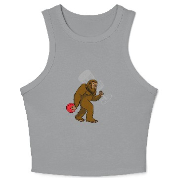 Discover Disc Golf Ape Man Crop Tank Top