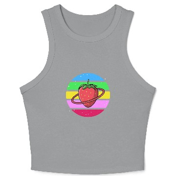 Discover Strawberry Planet Galaxy Crop Tank Top