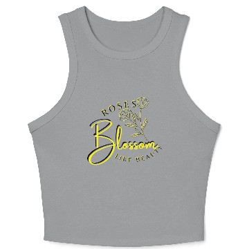 Discover Blossom Like Beauty Crop Tank Top