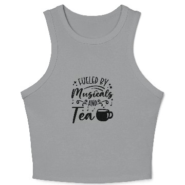 Discover Musical Singer Theater Actor Tea Drinking Tea Crop Tank Top