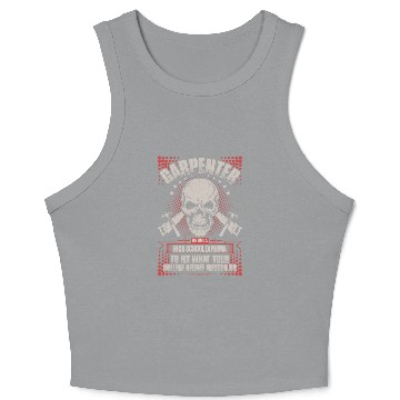 Discover Carpenter Using A High School Diploma Crop Tank Top