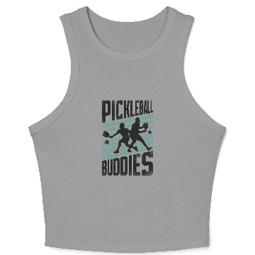 Discover Pickleball Friends Pickleball Crop Tank Top
