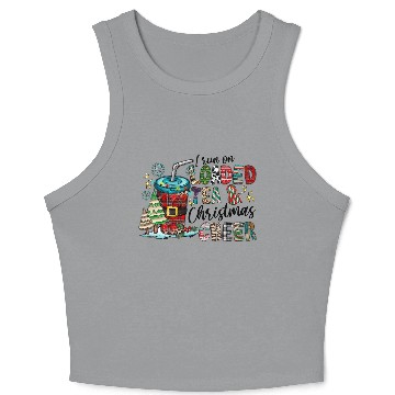 Discover I Run On Loaded Tea and Christmas Cheer Crop Tank Top