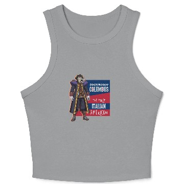 Discover Christopher Columbus day Crop Tank Top