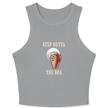 Discover Grim Reaper with Moon Rise Step Outta The Box Crop Tank Top