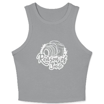Discover Photography Photographer Camera Crop Tank Top