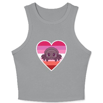 Discover Lesbian Spider Pride Crop Tank Top