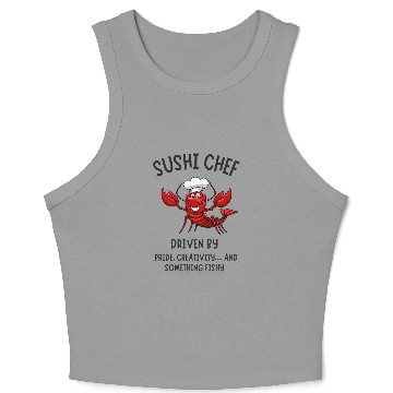 Discover SUSHI CHEF 25 Crop Tank Top