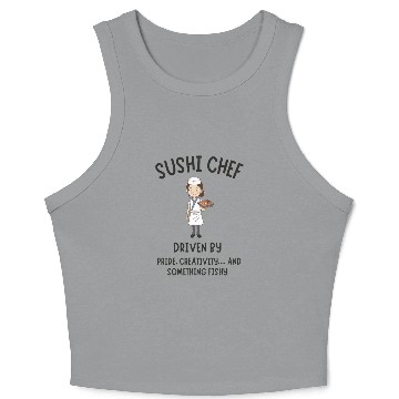 Discover SUSHI CHEF 22 Crop Tank Top