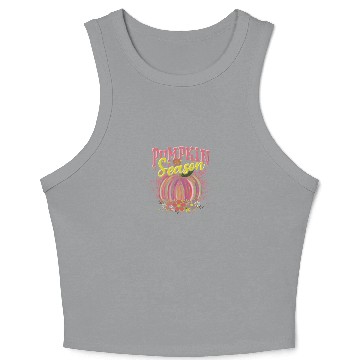 Discover Pumpkin Season - jack-o-lantern Crop Tank Top