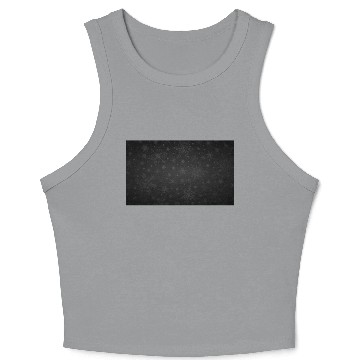 Discover Moody Black Snowflakes Pattern Crop Tank Top