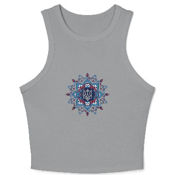 Discover Suppor Ukraine Crop Tank Top
