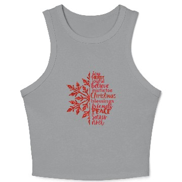 Discover Christmas-Joy Crop Tank Top