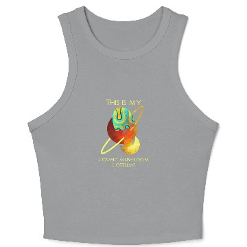Discover Halloween Costume Psychedelic Mushroom Crop Tank Top