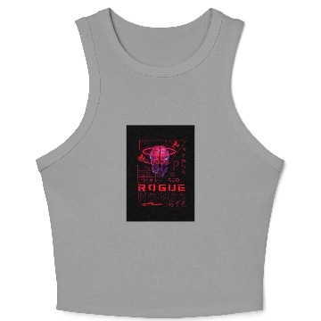 Discover Rogue Black Crop Tank Top
