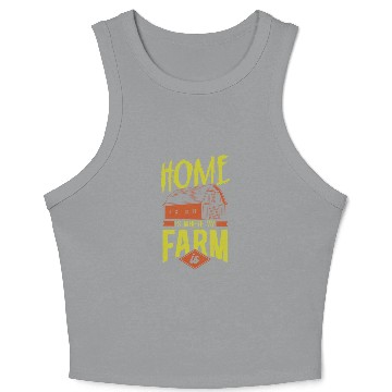 Discover Farming Farmer Vintage Home Is Crop Tank Top
