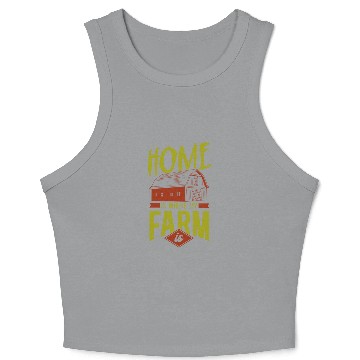 Discover Farming Farmer Vintage Home Is Crop Tank Top