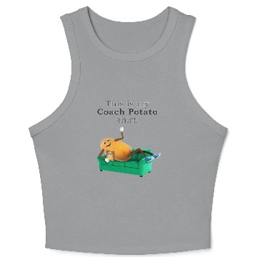 Discover Couch Potato Crop Tank Top