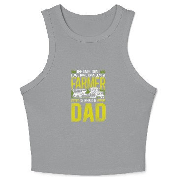 Discover Farming Farmer Dad Father Tractor Crop Tank Top