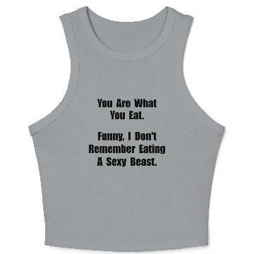 Discover Sexy Beast Crop Tank Top
